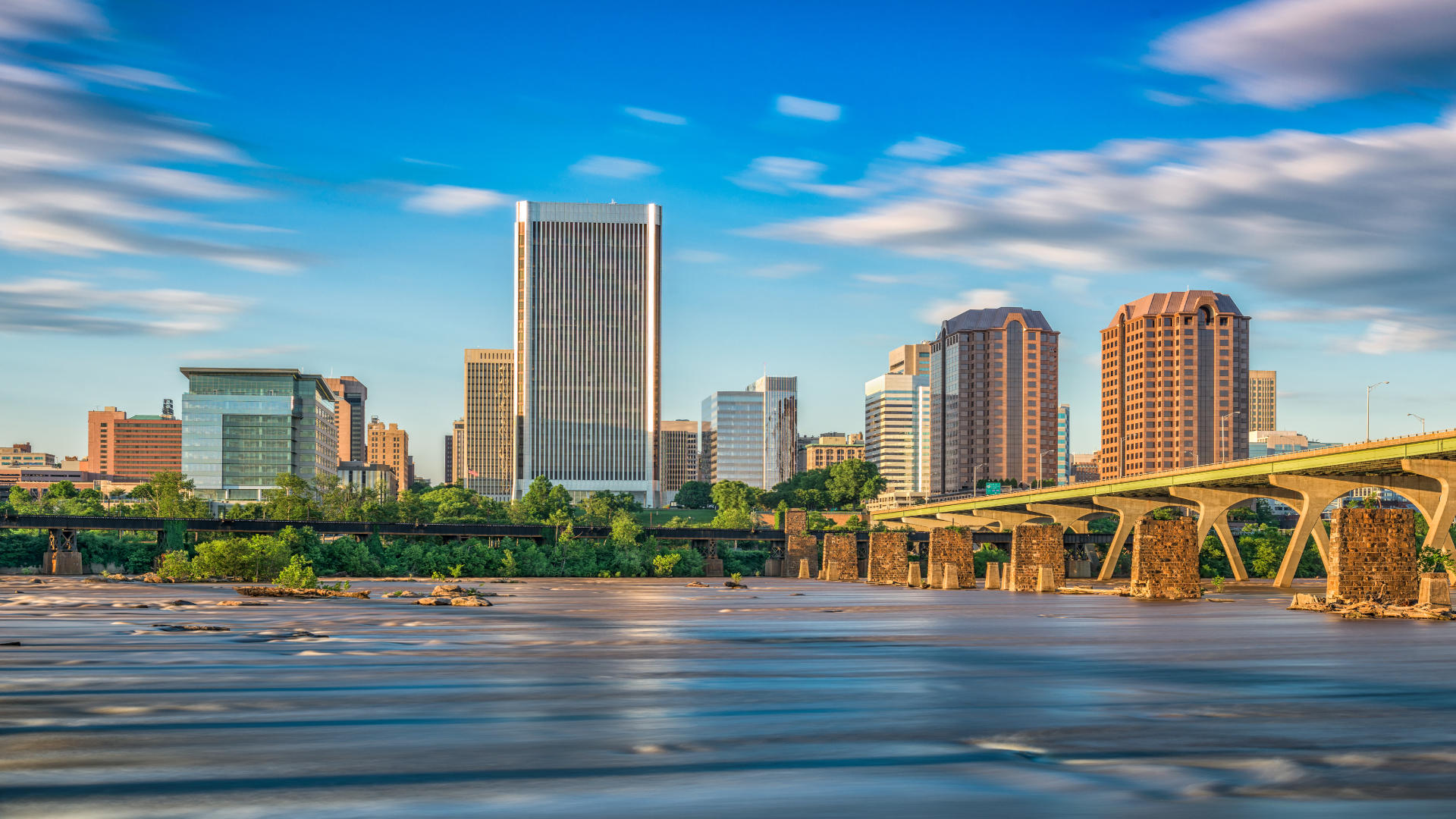 Richmond, Virginia River Skyline