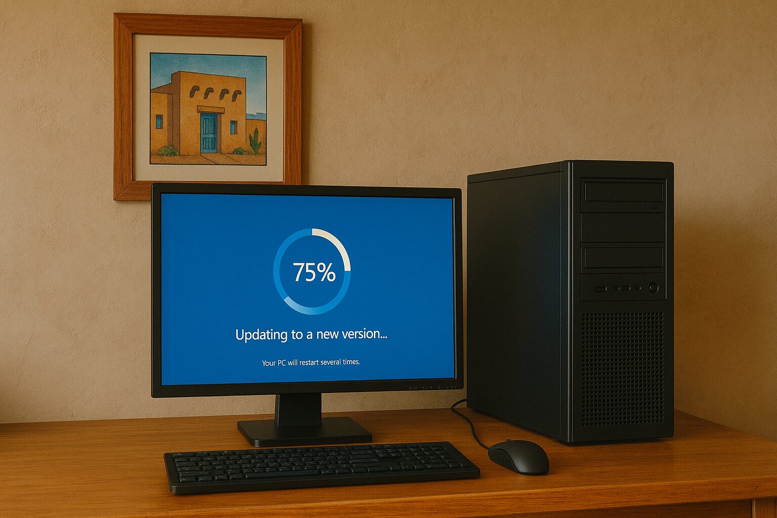 updating to windows 11 on a desktop pc thumbnail
