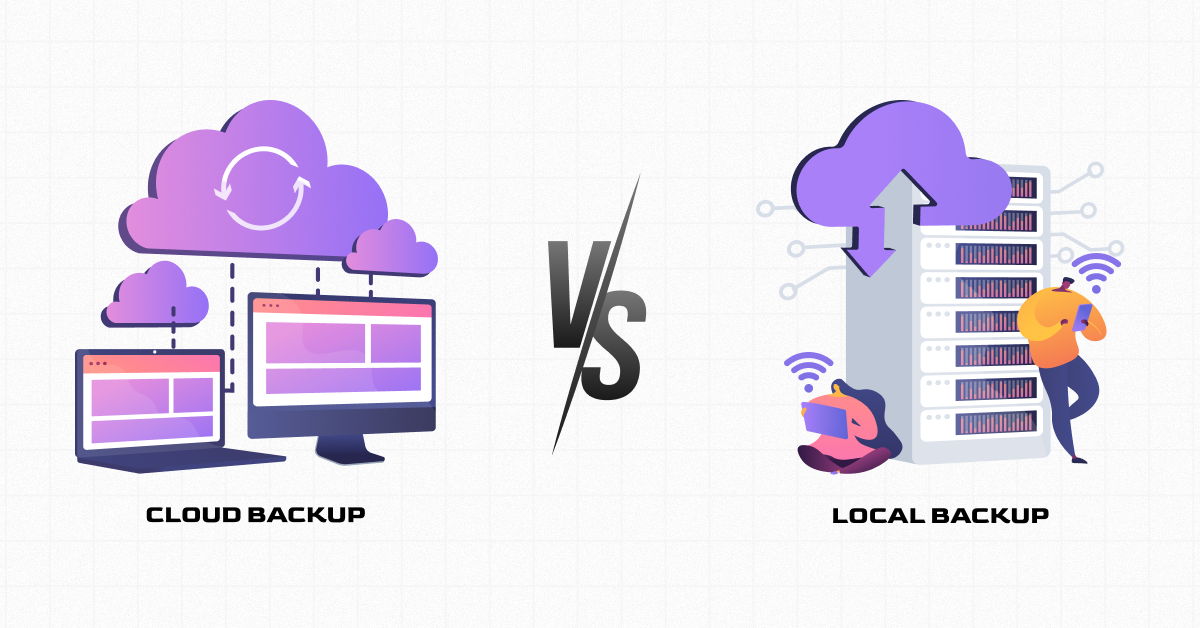 cloud backup vs local backup