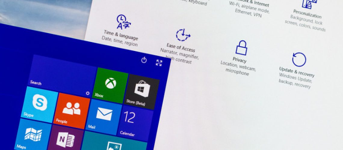 Microsoft Windows start menu