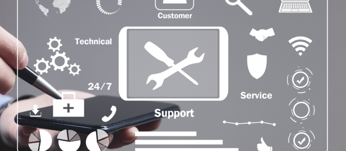 IT Support Roadmap from a man's phone